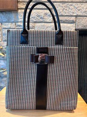 Valentino Rudy Houndstooth Tote